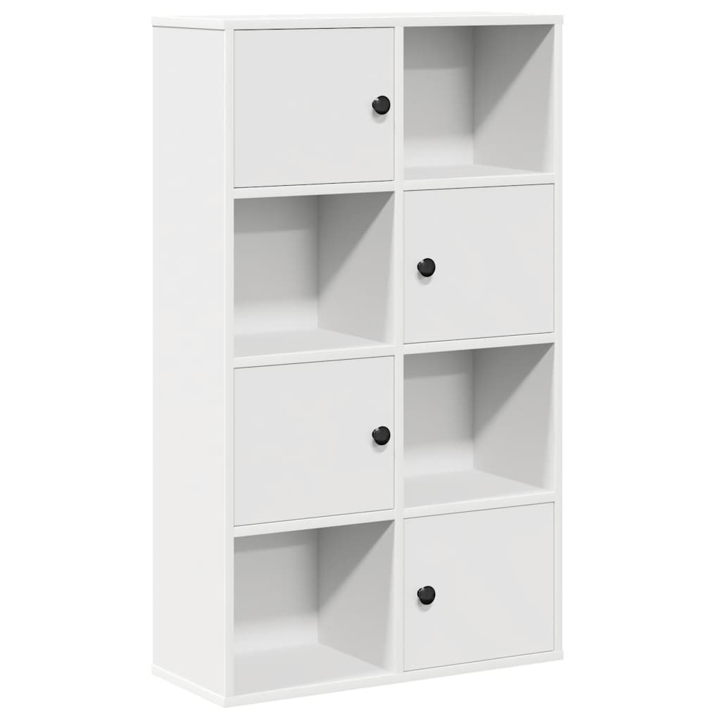 Bookshelf White 60x24x101.5 cm Wood Material