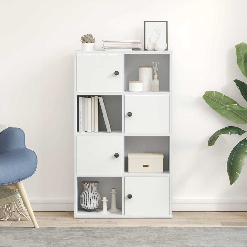 Bookshelf White 60x24x101.5 cm Wood Material