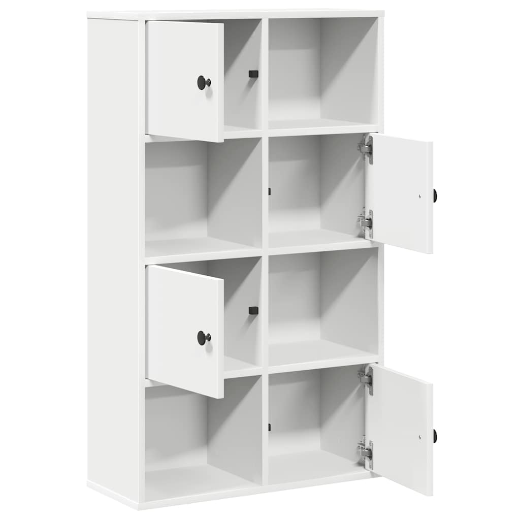 Bookshelf White 60x24x101.5 cm Wood Material