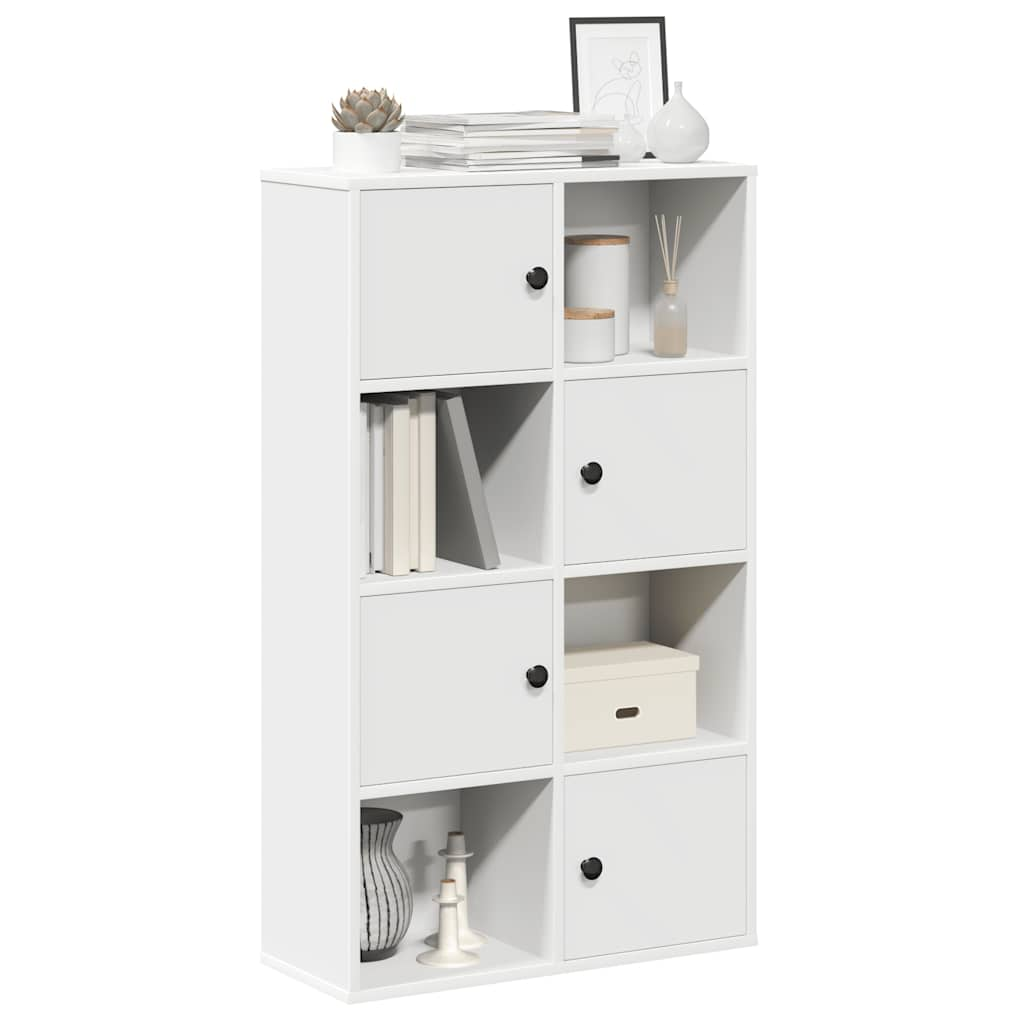 Bookshelf White 60x24x101.5 cm Wood Material