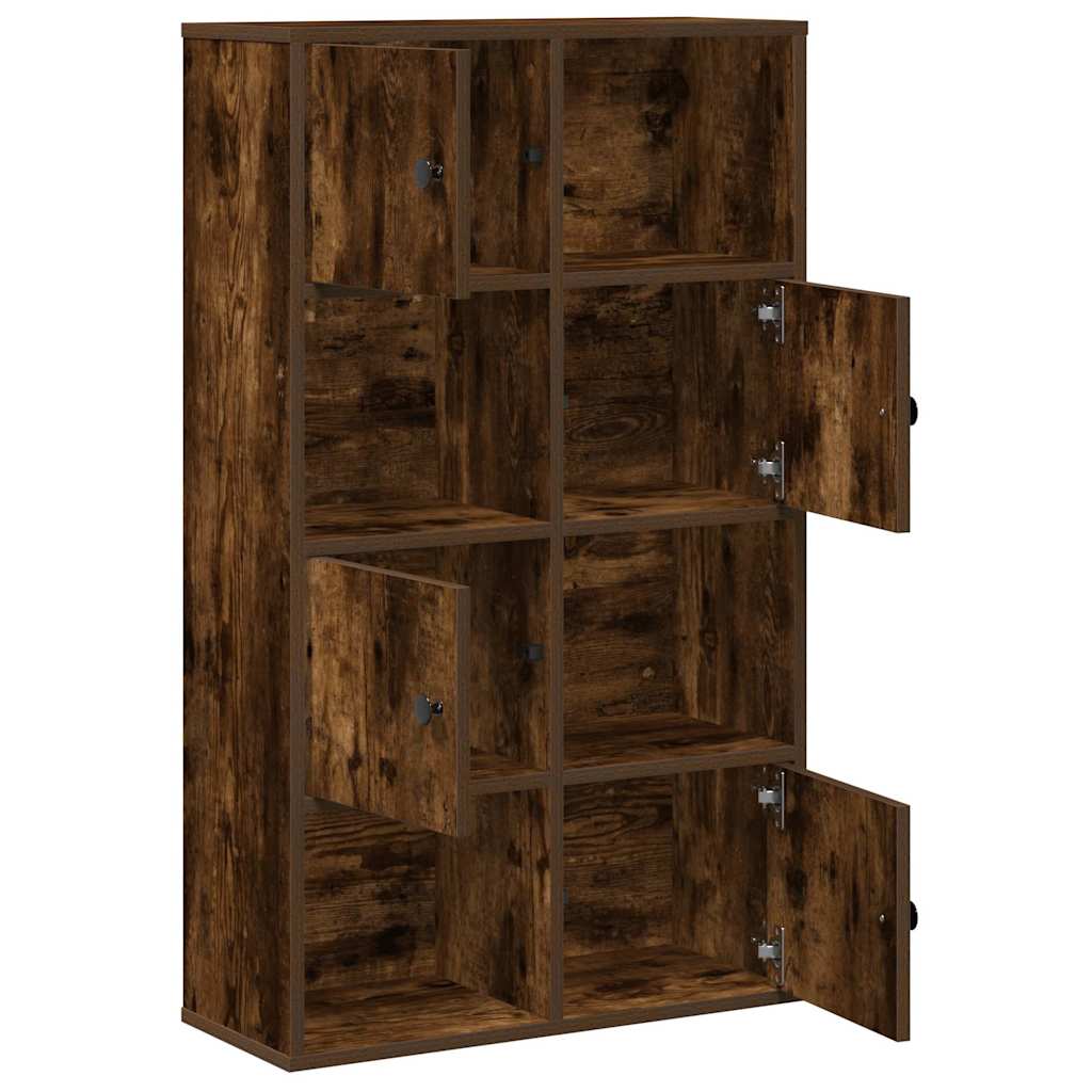 Bookshelf Smoked Oak 60x24x101.5 cm Wood Material