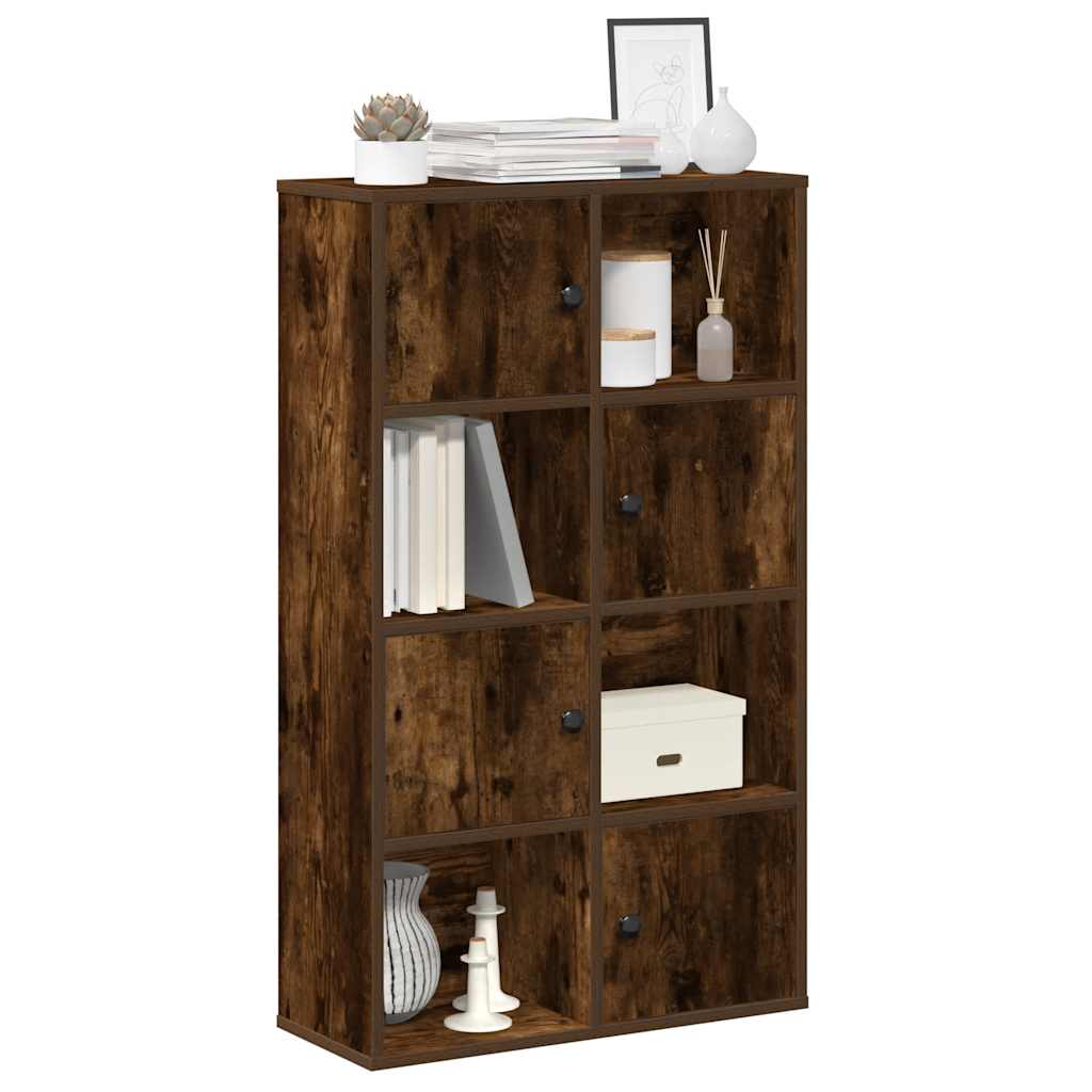 Bookshelf Smoked Oak 60x24x101.5 cm Wood Material