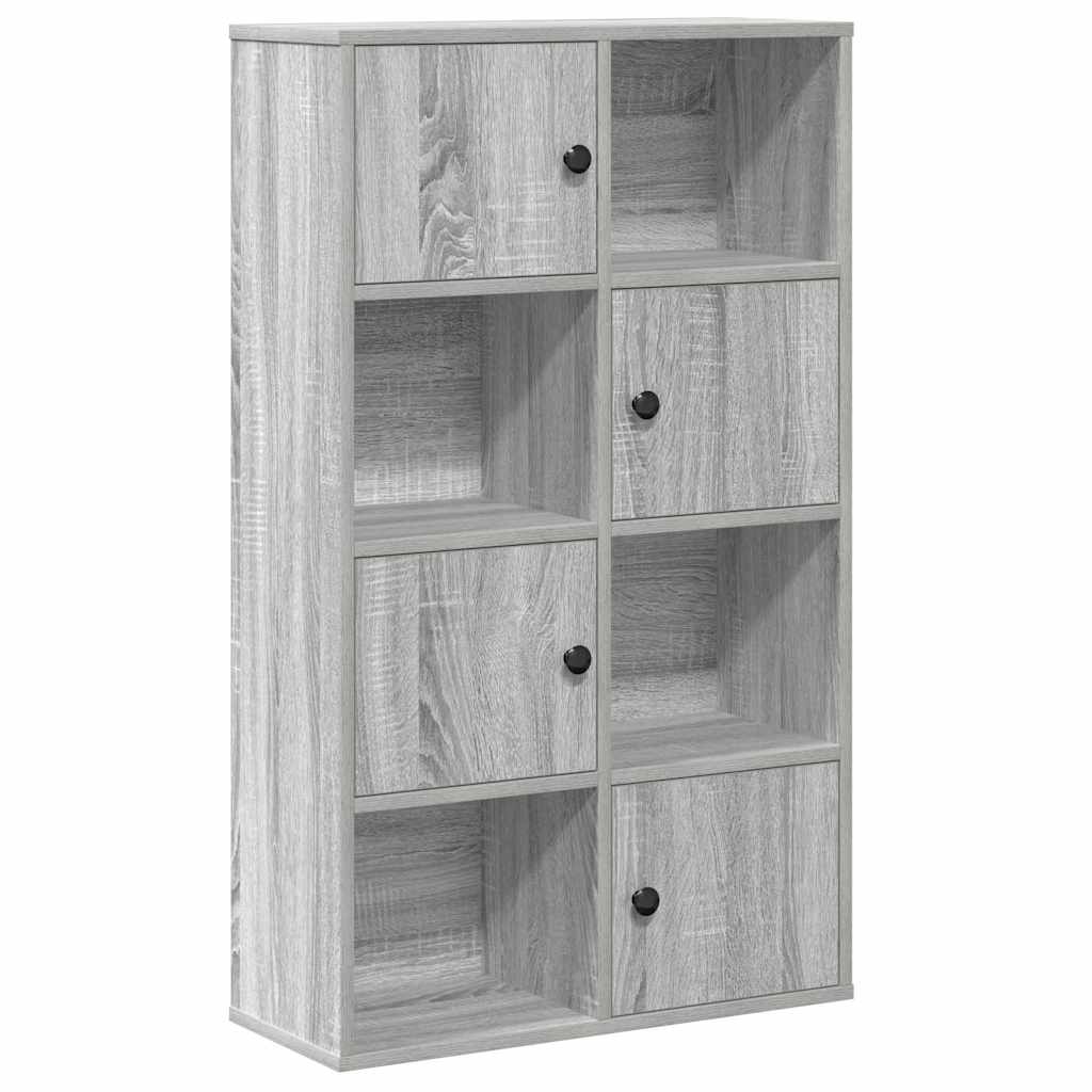 Bücherregal Grau Sonoma 60x24x101,5 cm Holzwerkstoff