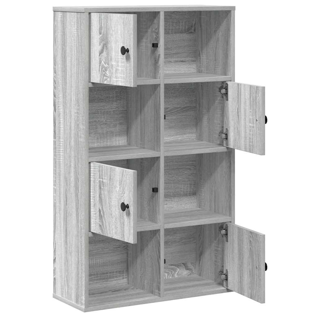 Bookshelf Gray Sonoma 60x24x101,5 cm Wood Material