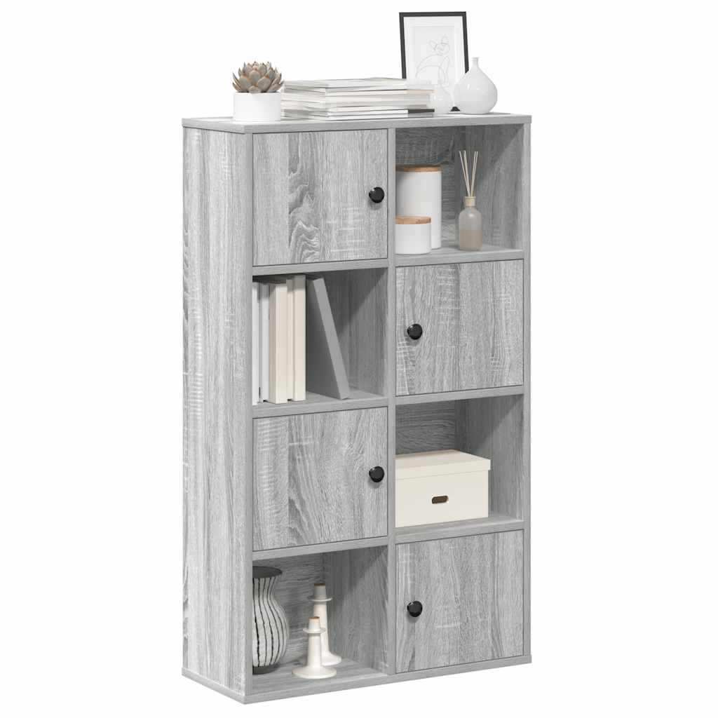 Bookshelf Gray Sonoma 60x24x101,5 cm Wood Material