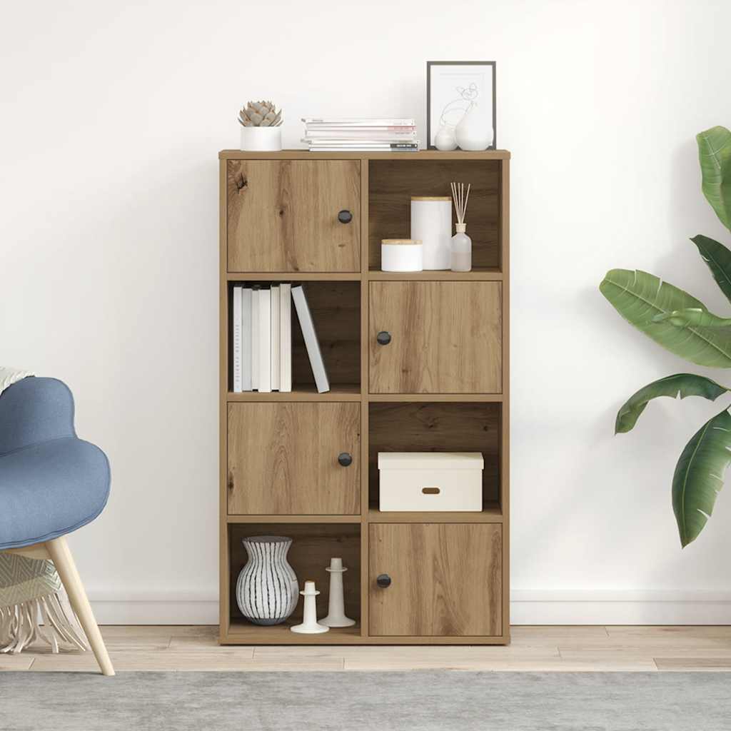 Bookshelf Artisan Oak 60x24x101.5 cm Wood Material