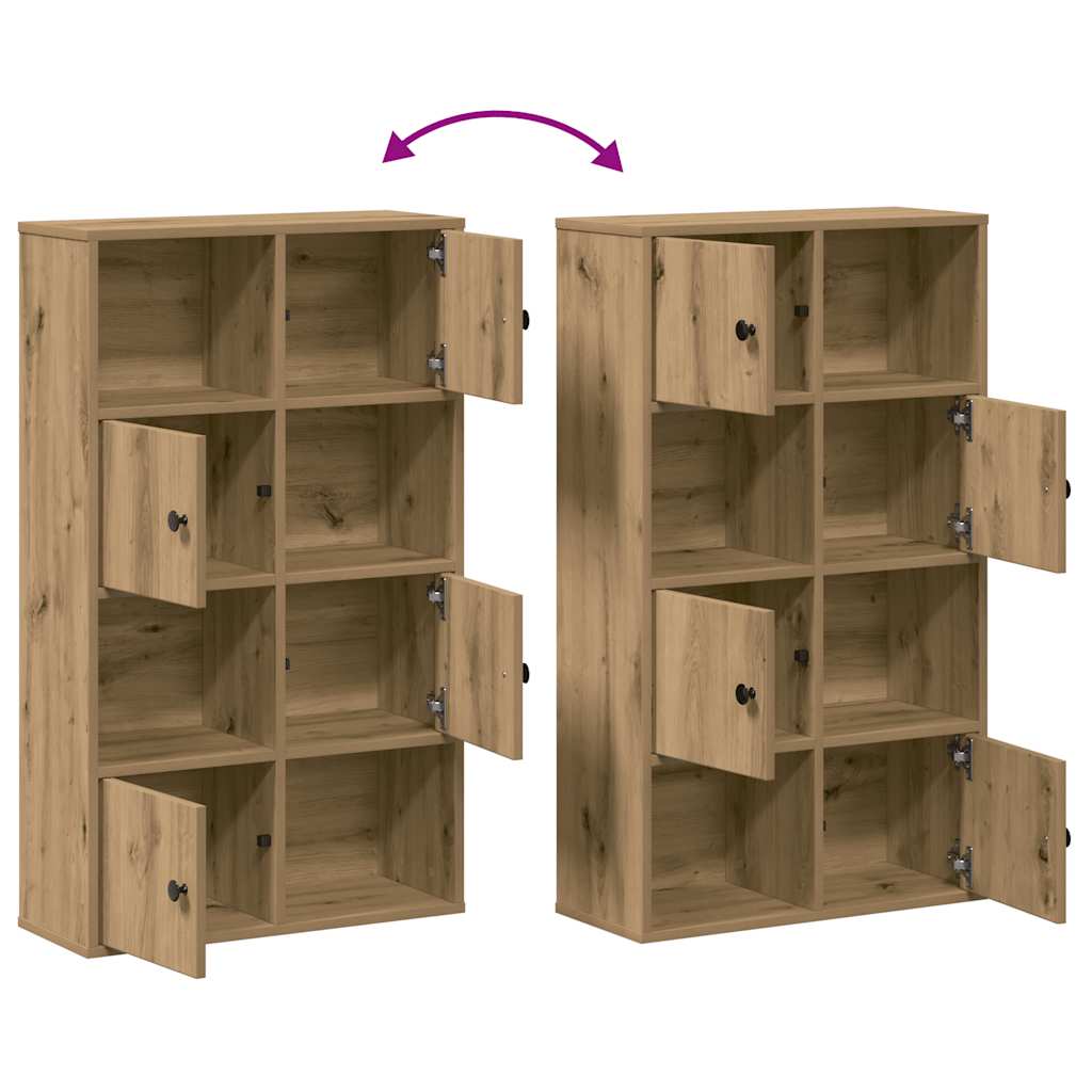 Bookshelf Artisan Oak 60x24x101.5 cm Wood Material