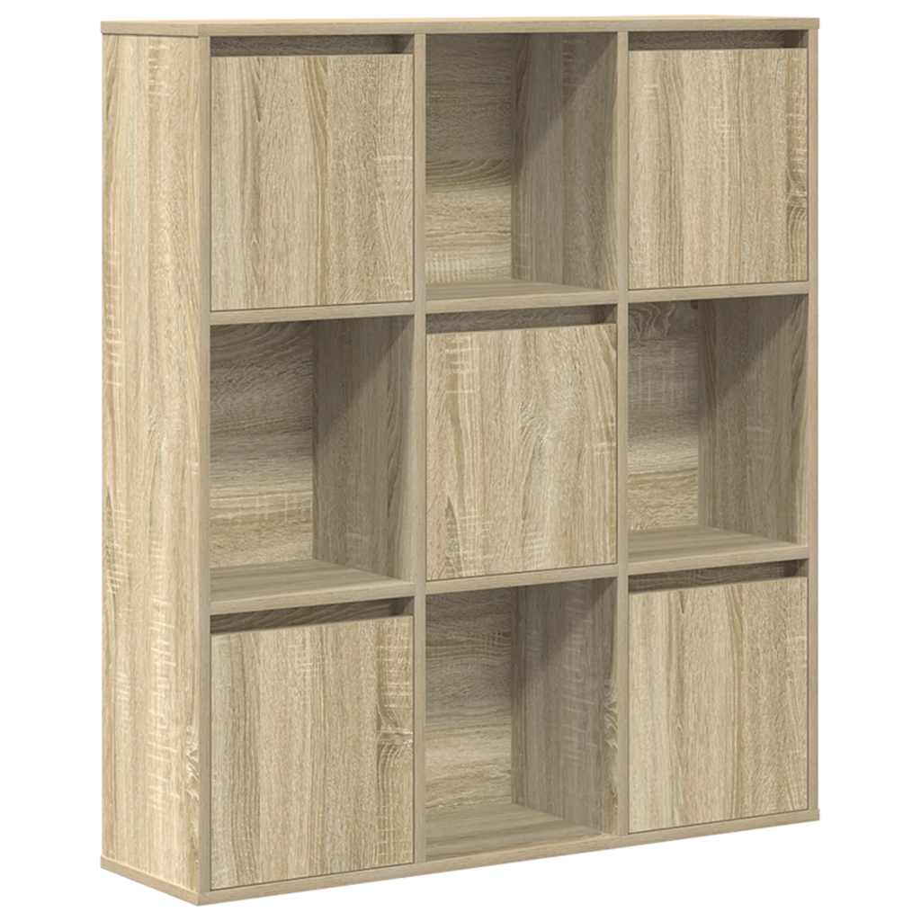 Bookshelf Sonoma Oak 89x24x101.5 cm Wood Material