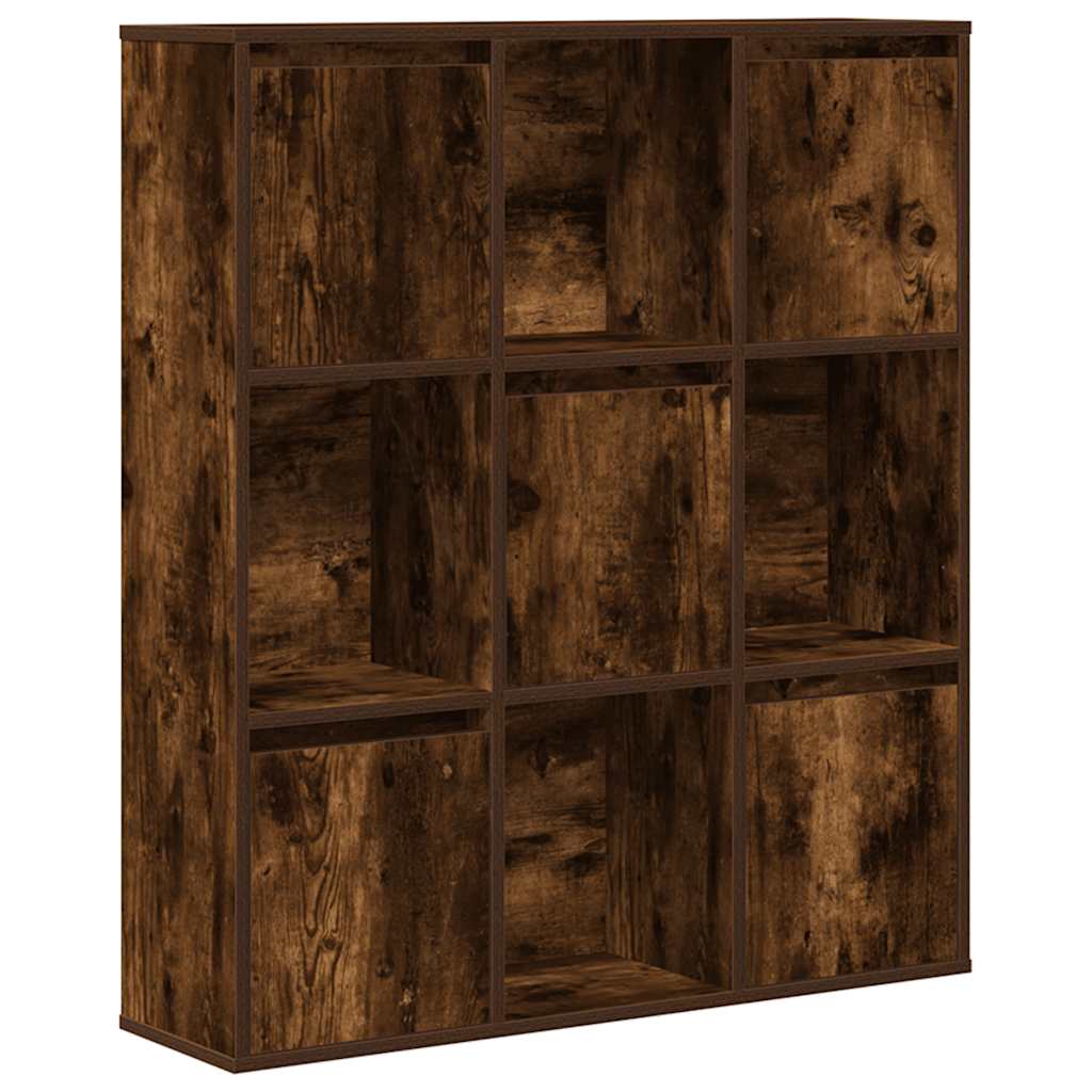 Bookshelf Smoked Oak 89x24x101.5 cm Wood Material