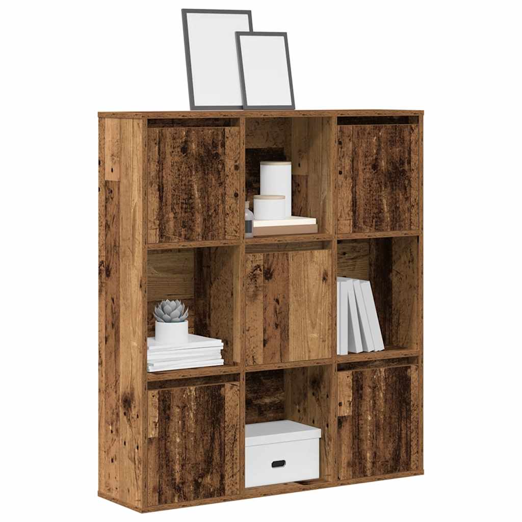 Bücherregal Altholz-Optik 89x24x101,5 cm Holzwerkstoff