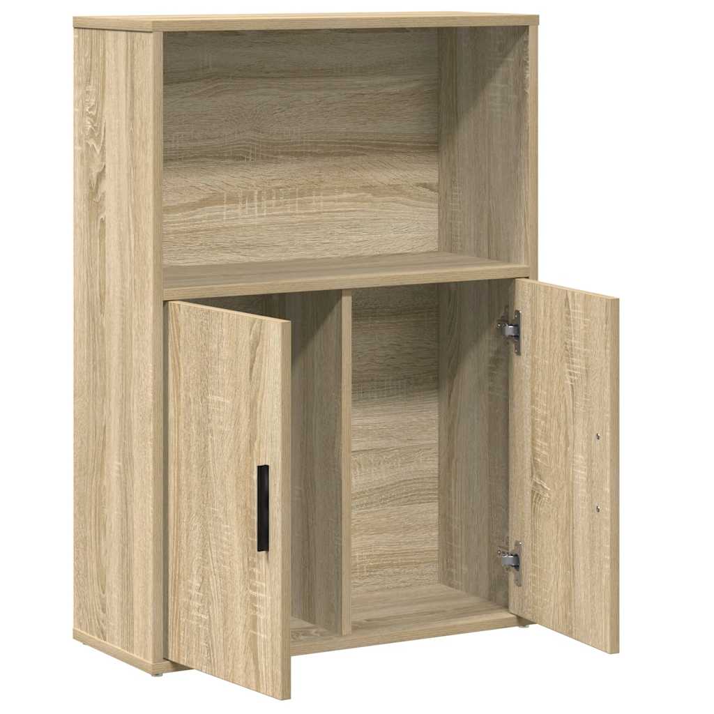 Bookshelf Sonoma Oak 60x24x85 cm Wood Material