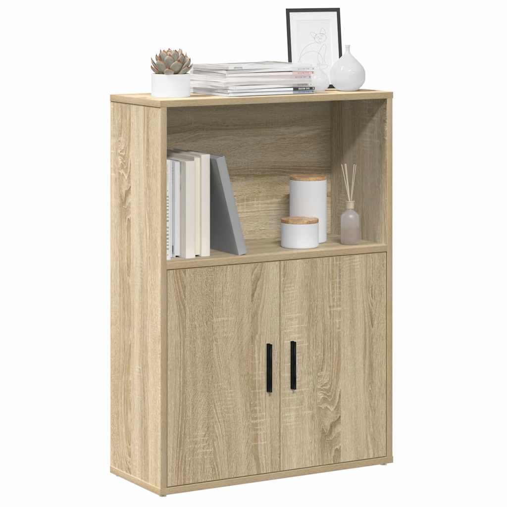 Bookshelf Sonoma Oak 60x24x85 cm Wood Material