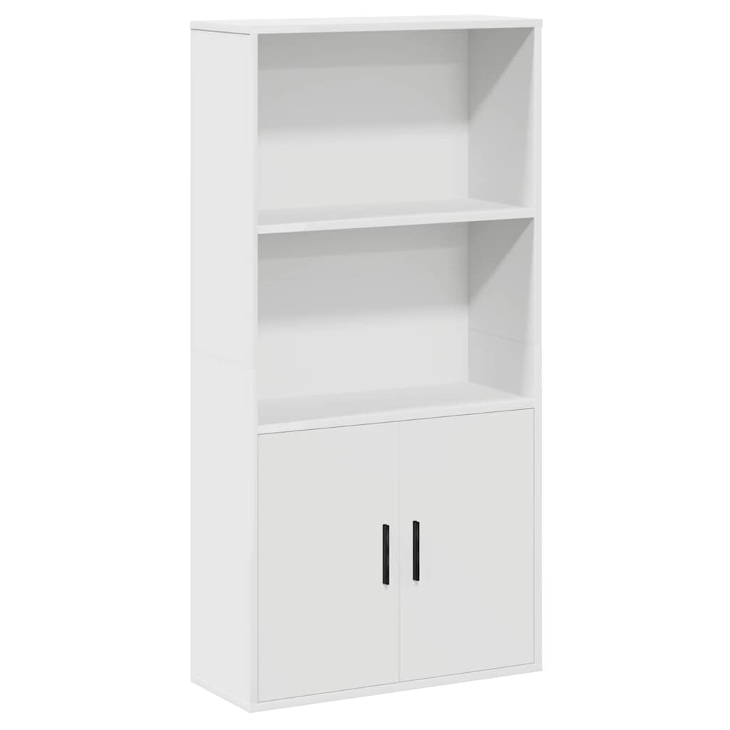 Bookshelf White 60x24x120 cm Wood Material