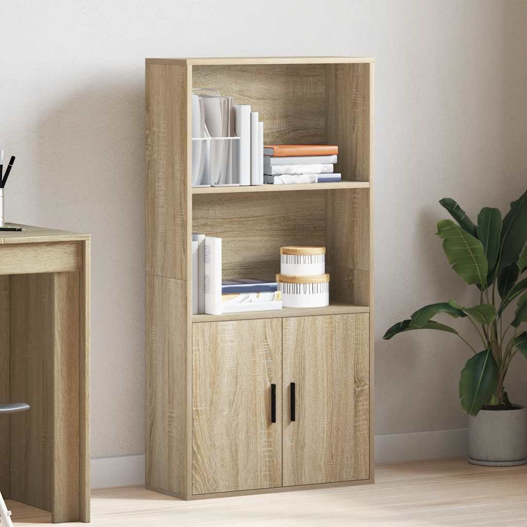 Bookshelf Sonoma Oak 60x24x120 cm Wood Material