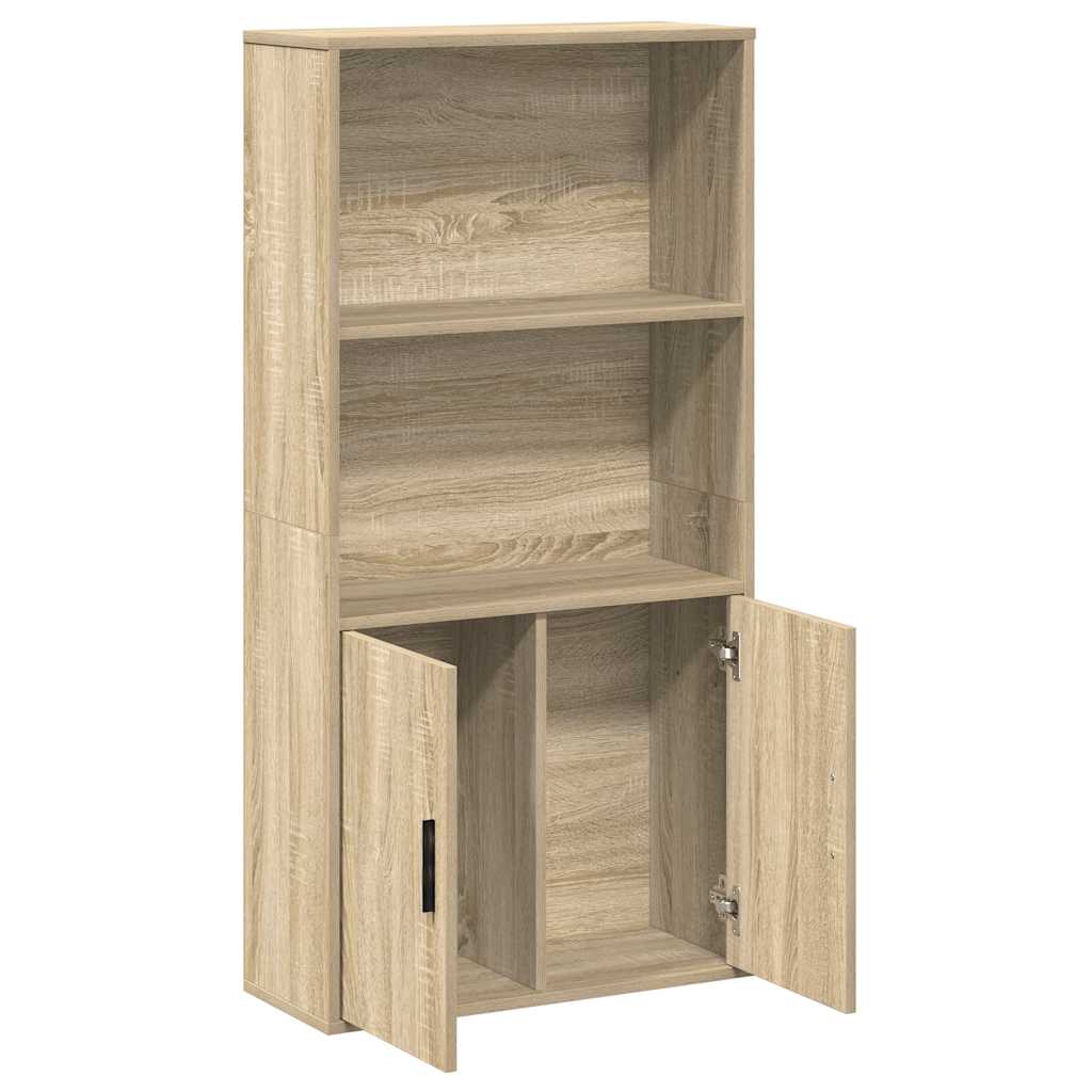 Bücherregal Sonoma-Eiche 60x24x120 cm Holzwerkstoff