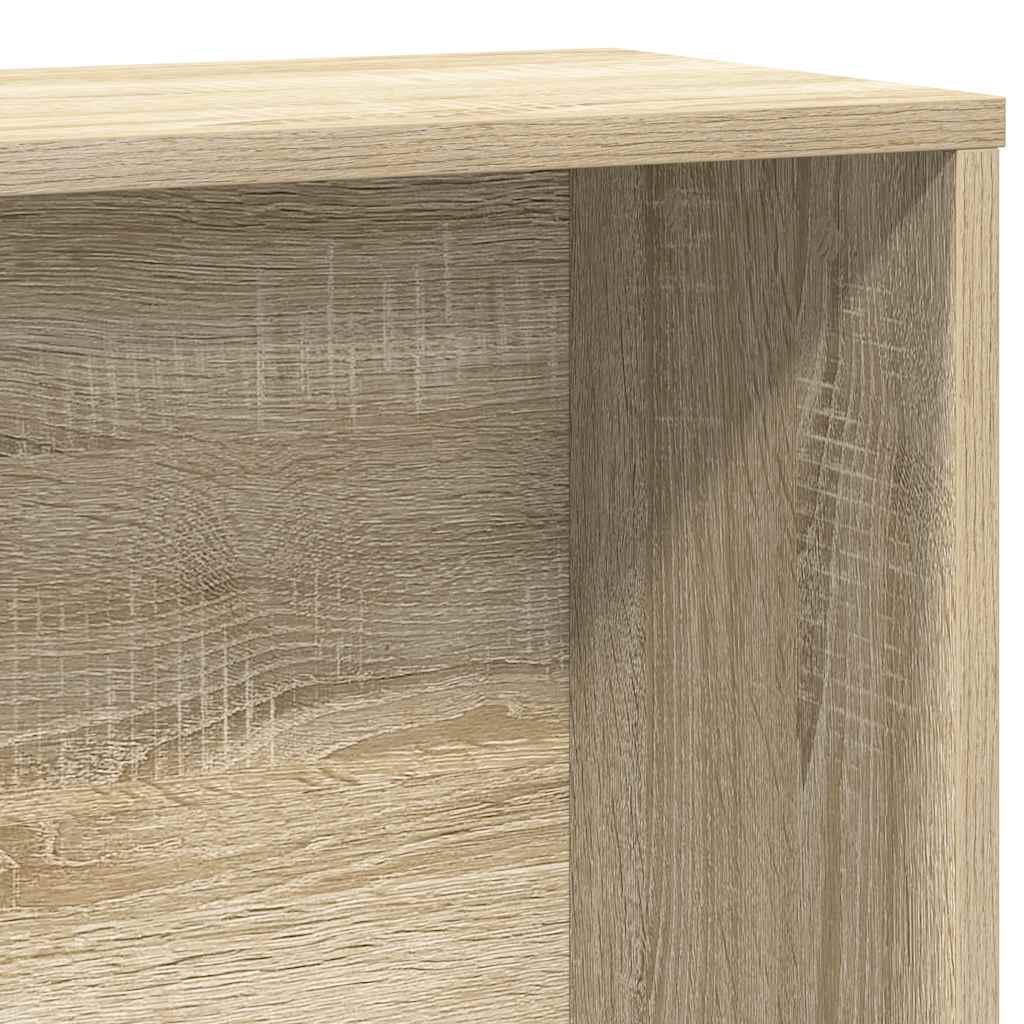 Bücherregal Sonoma-Eiche 60x24x120 cm Holzwerkstoff