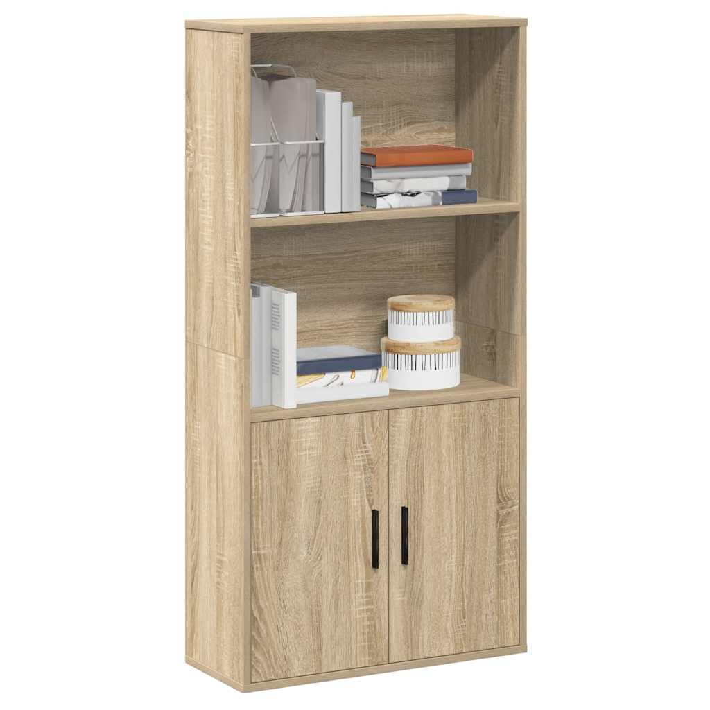 Bücherregal Sonoma-Eiche 60x24x120 cm Holzwerkstoff