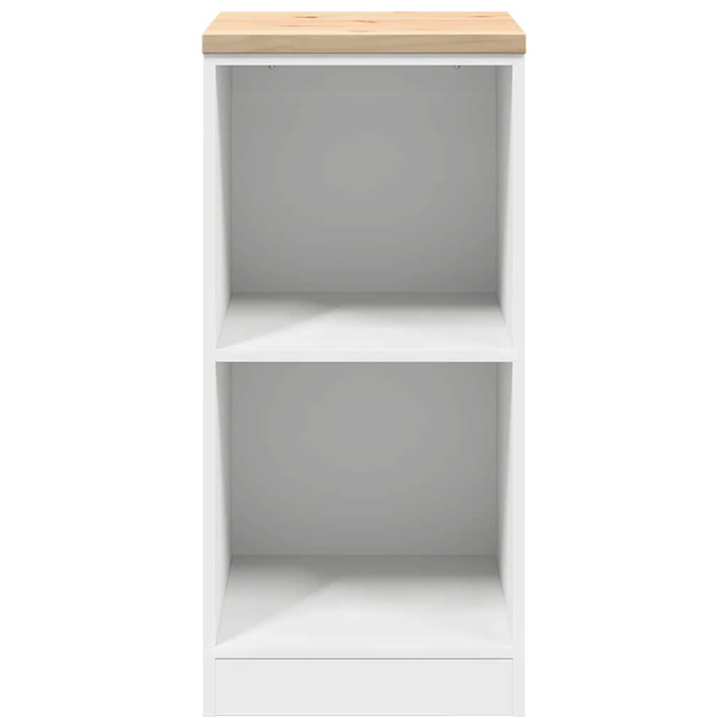 Garage Storage Cabinet White 40x51x85 cm Solid Pine