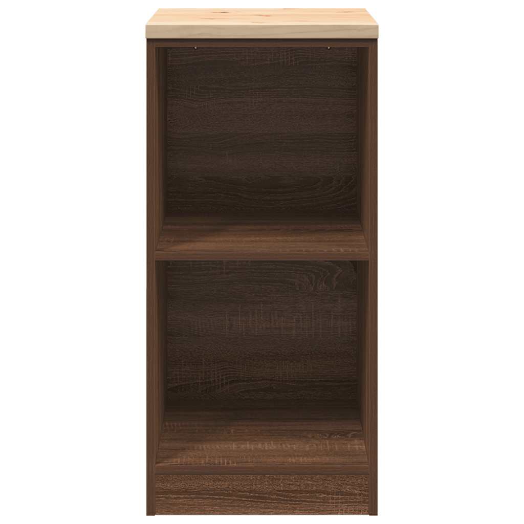 Garage storage cabinet 40x51x85 cm solid pine