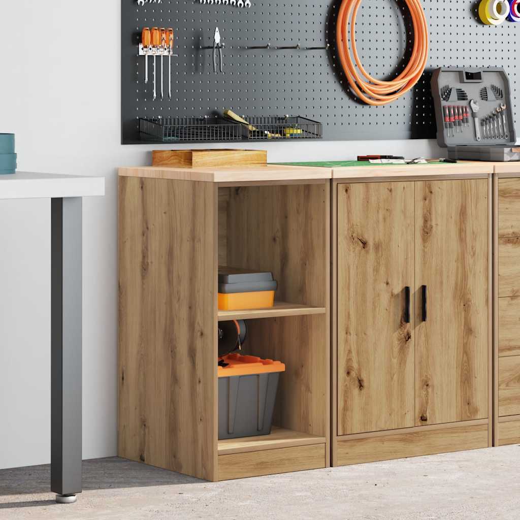 Garage Storage Cabinet Artisan Oak Solid Pine