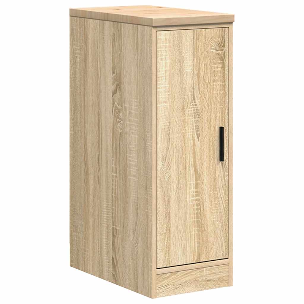 Garage storage cabinet Sonoma oak solid pine