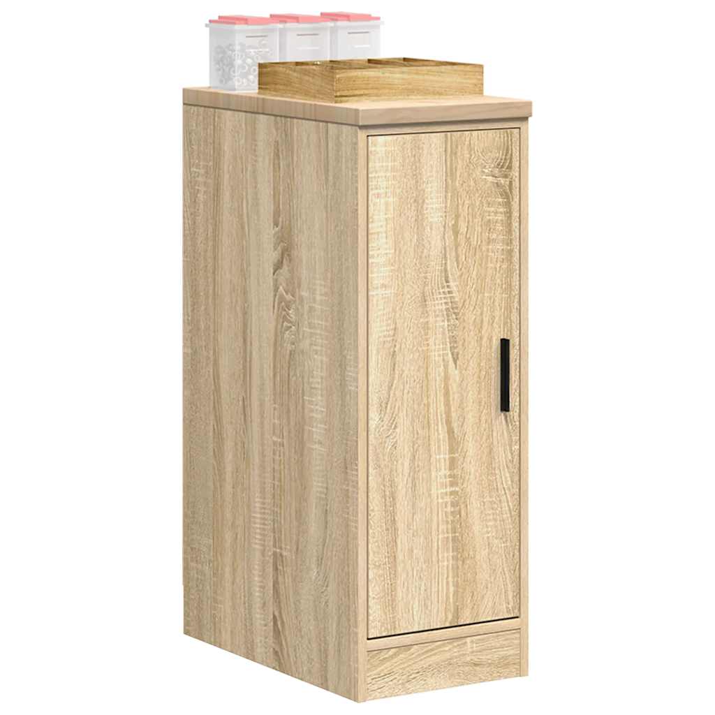 Garage storage cabinet Sonoma oak solid pine