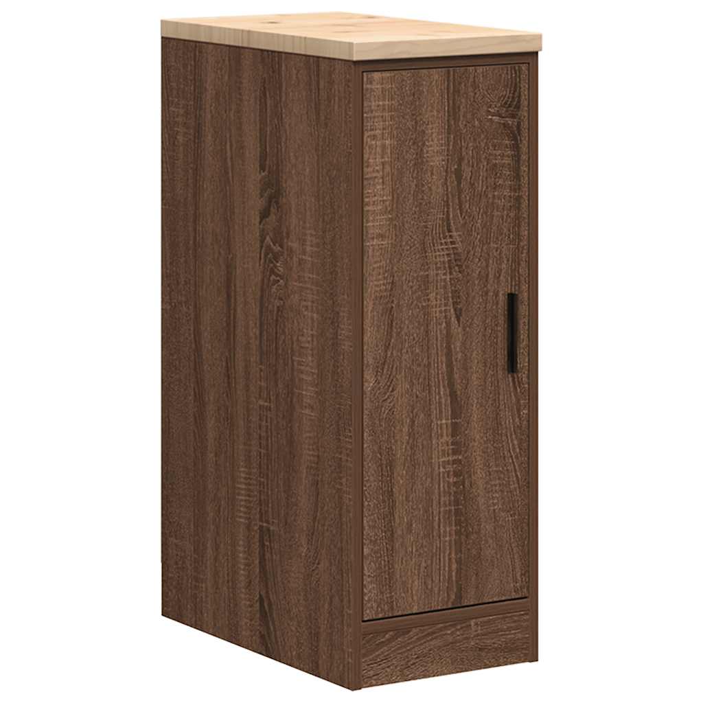 Garage storage cabinet 30x51x85 cm solid pine