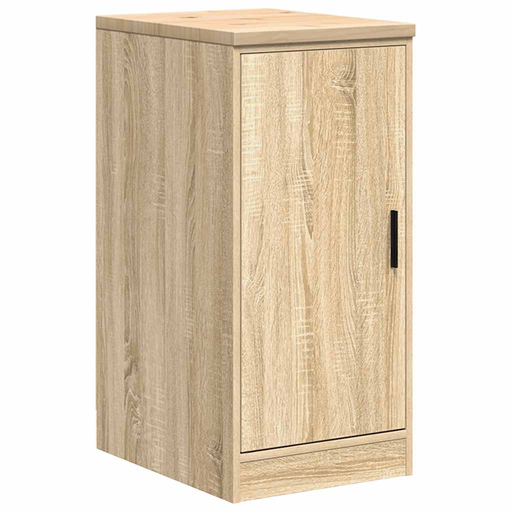 Garage storage cabinet Sonoma oak solid pine