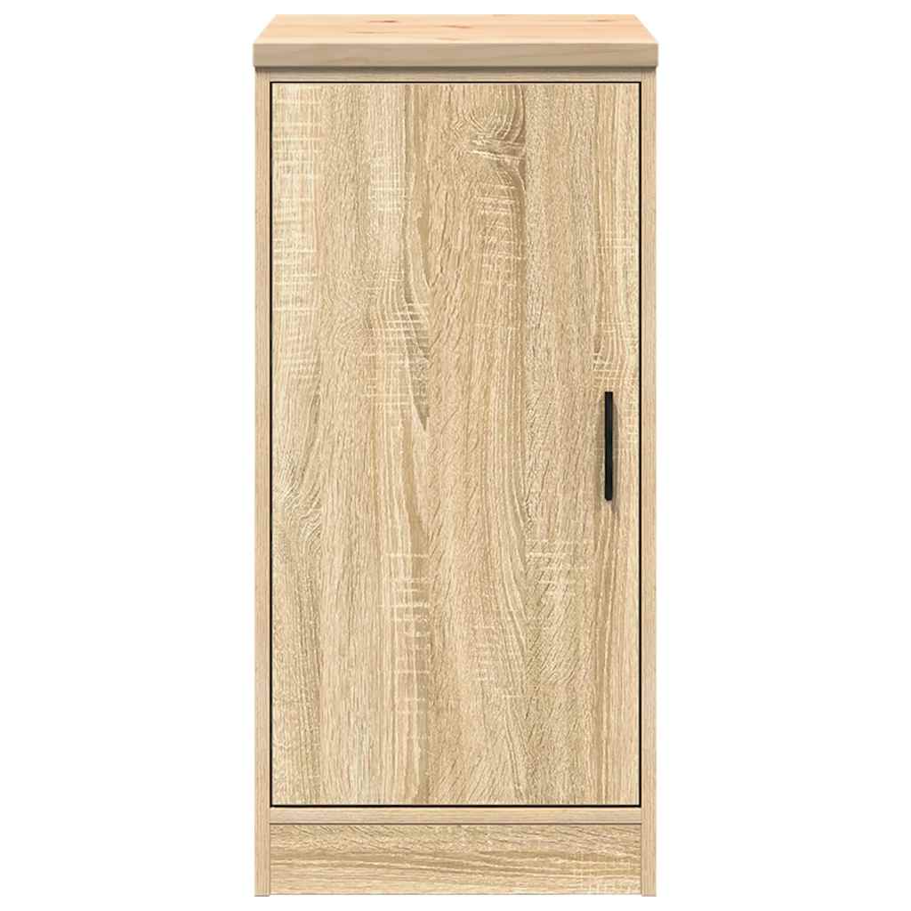 Garage storage cabinet Sonoma oak solid pine