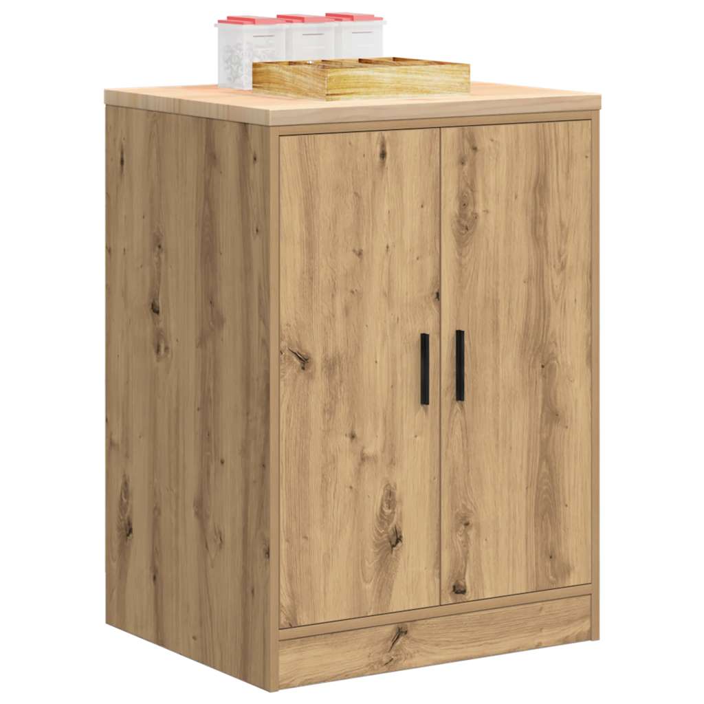 Garage Storage Cabinet Artisan Oak Solid Pine