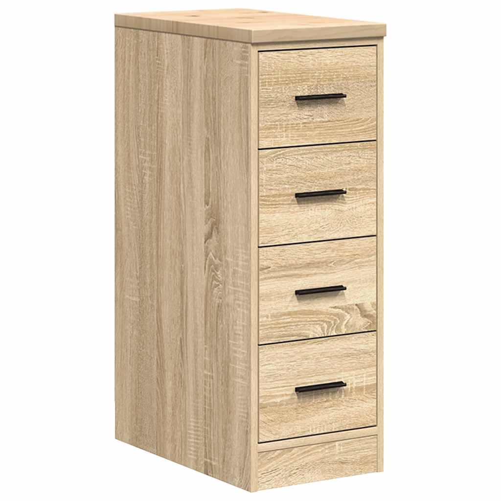 Garage storage cabinet Sonoma oak solid pine