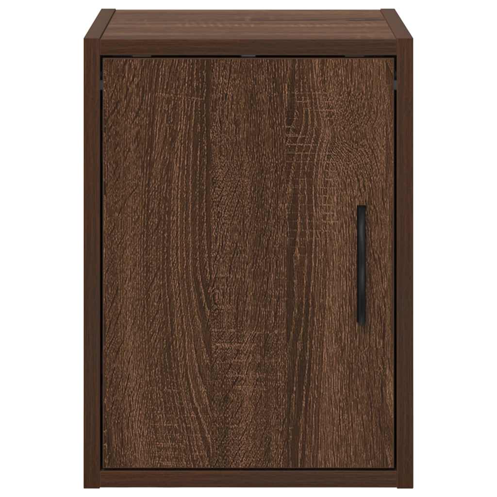 Garage wall cabinets 2 pcs. Brown oak look wood material