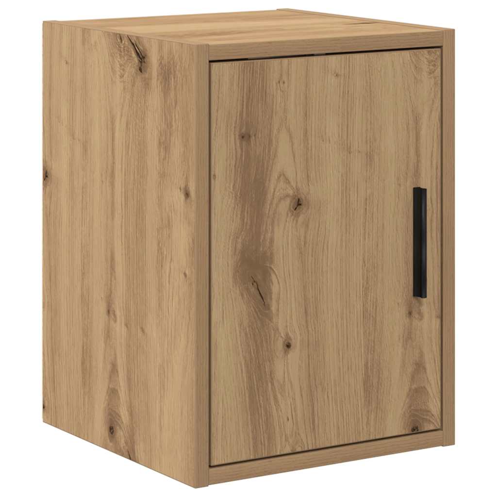 Garage wall cabinet Artisan oak wood material