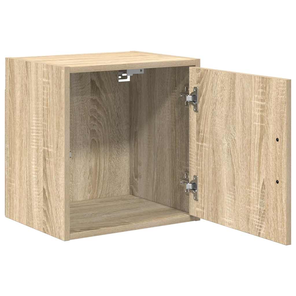 Garage wall cabinets 2 pcs. Sonoma oak wood material