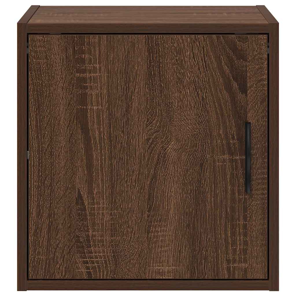 Garage wall cabinets 2 pcs. Brown oak look wood material