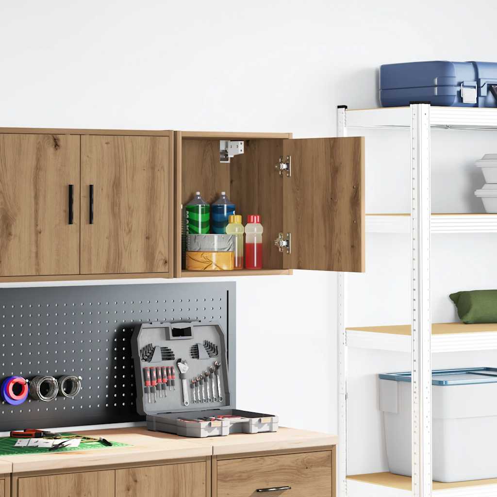 Garagen-Wandschrank Artisan-Eiche Holzwerkstoff