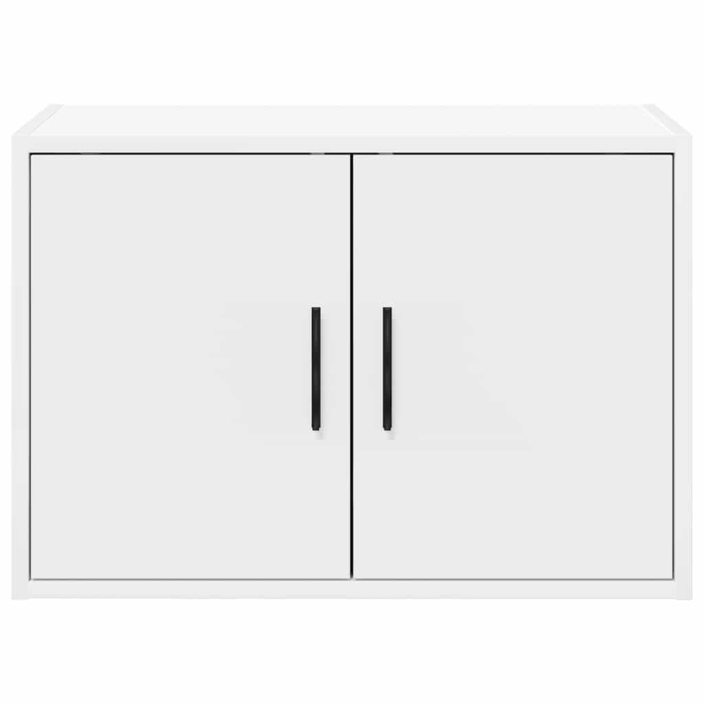 Garage wall cabinets 2 pcs. White wood material