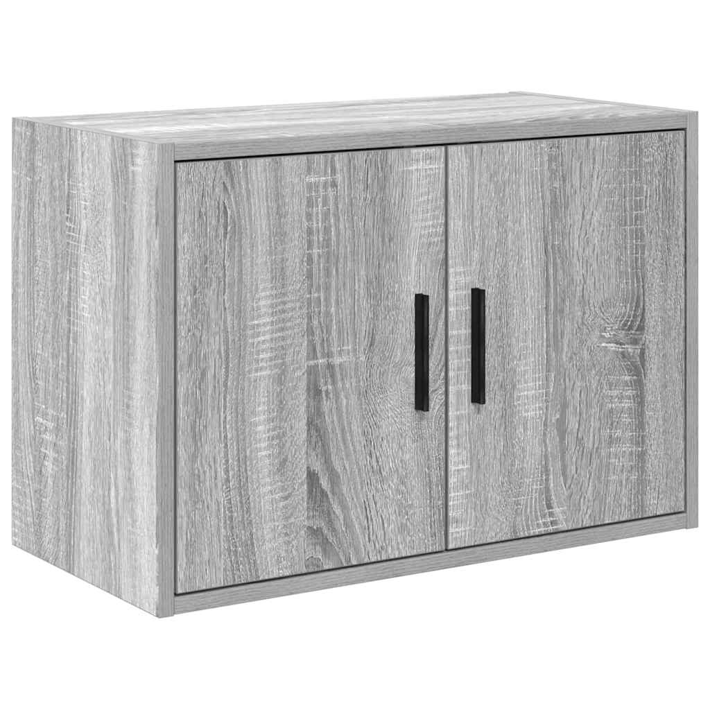 Garagen-Wandschrank Grau Sonoma Holzwerkstoff