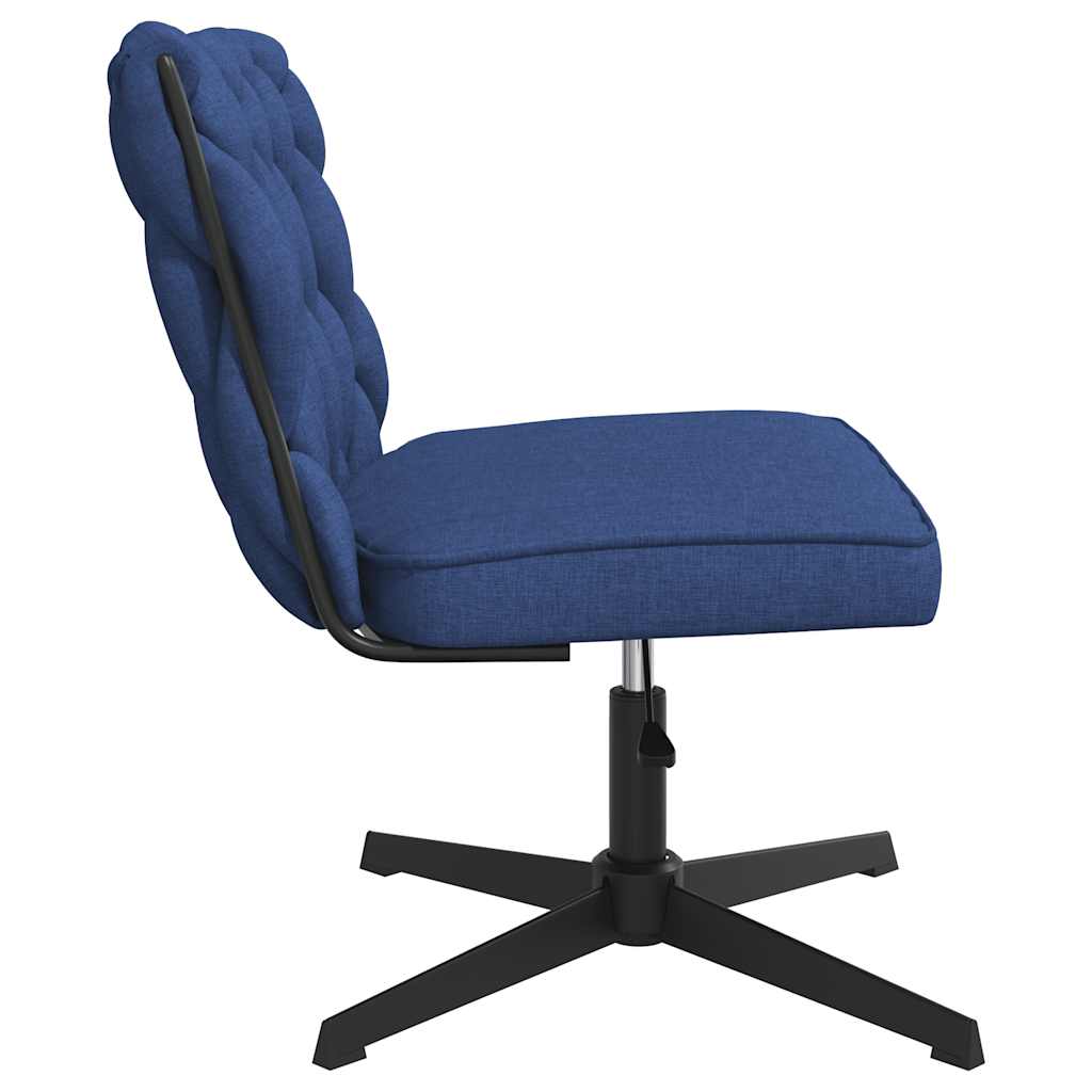 Office Chair Swivel Blue Fabric