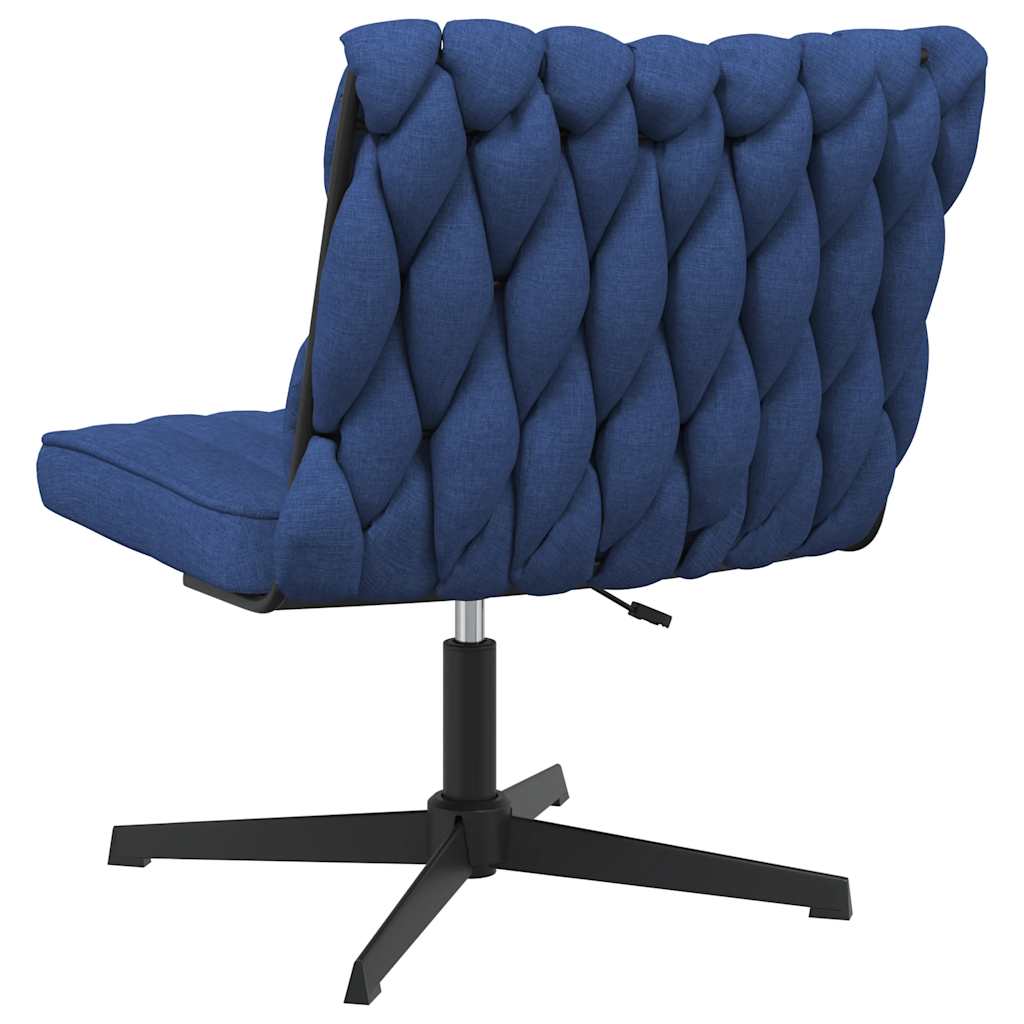 Office Chair Swivel Blue Fabric