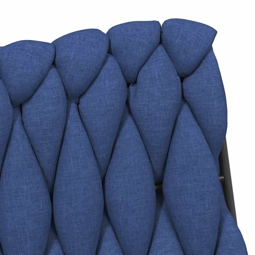 Office Chair Swivel Blue Fabric