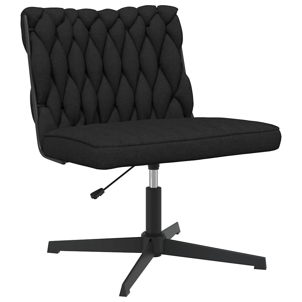 Office Chair Swivel Black Fabric