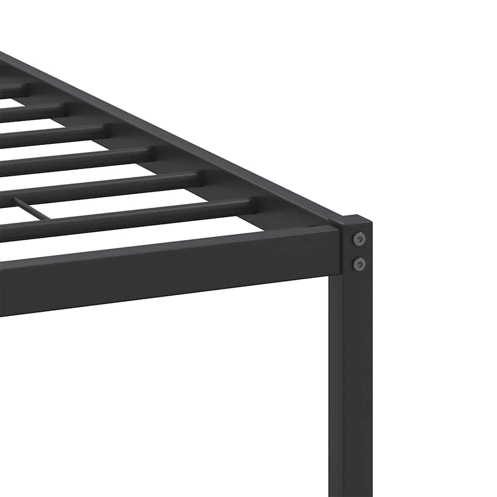 Bed frame without mattress Sonoma oak 140x190 cm wood material