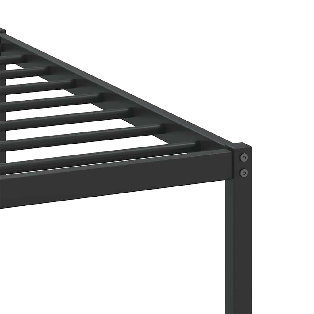 Bed frame without mattress Sonoma oak 160x200 cm wood material