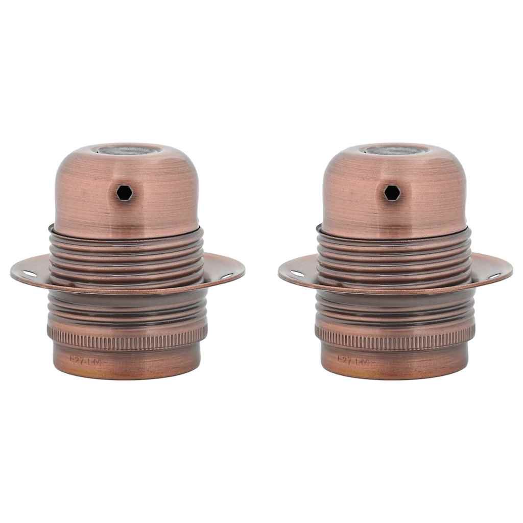 Lamp holders 2 pcs. Red-Bronze E27