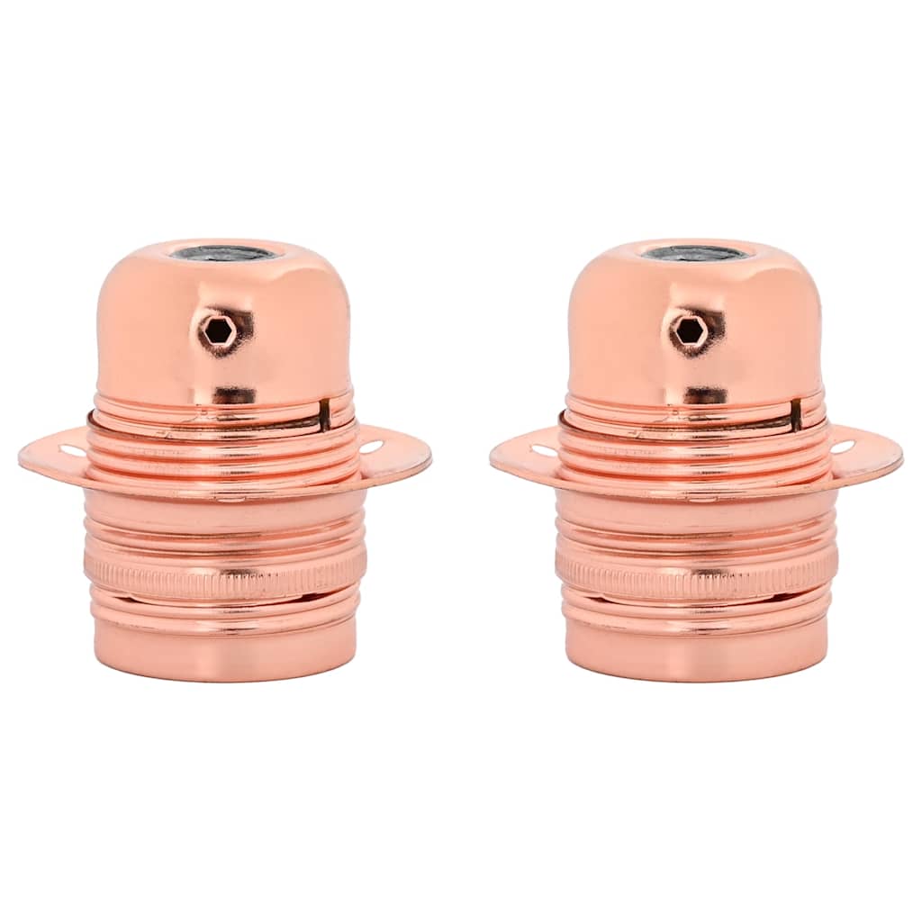 Lamp holders 2 pieces rose gold E27