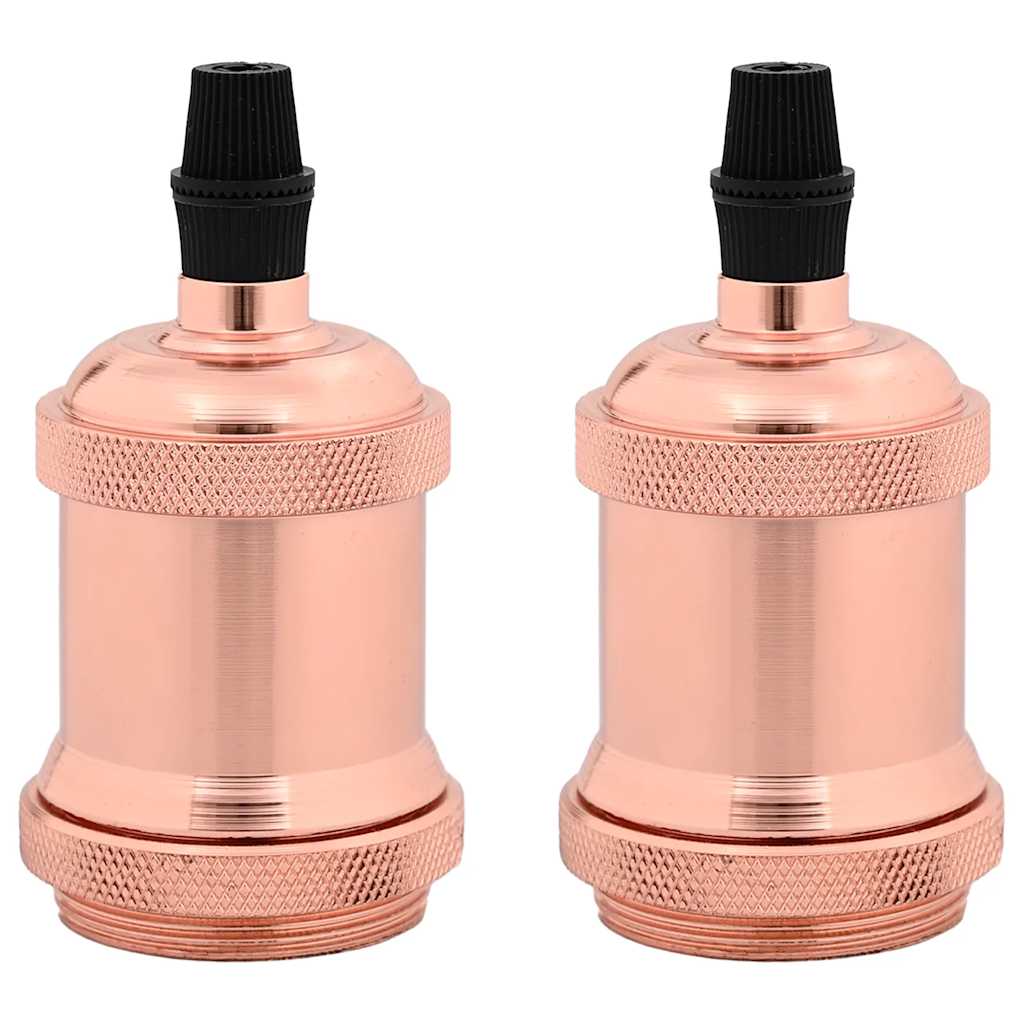 Lampenfassungen 2 Stk. Rosegold E27