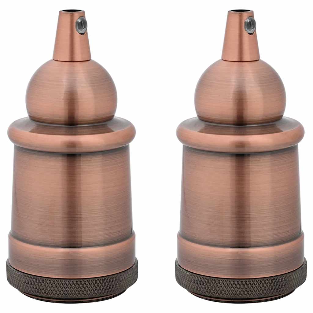 Lamp holders 2 pcs. Red-Bronze E27