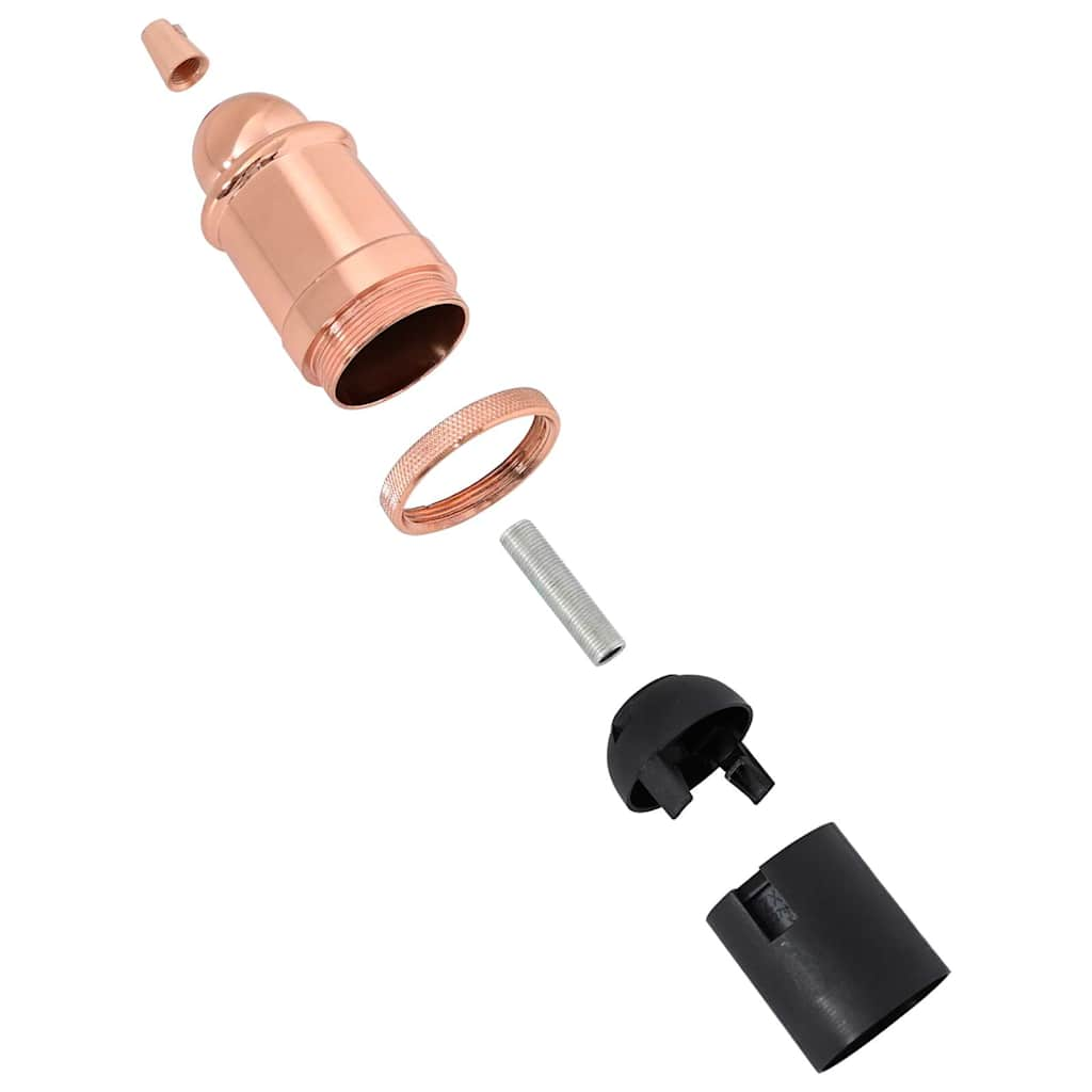 Lamp holders 2 pieces rose gold E27