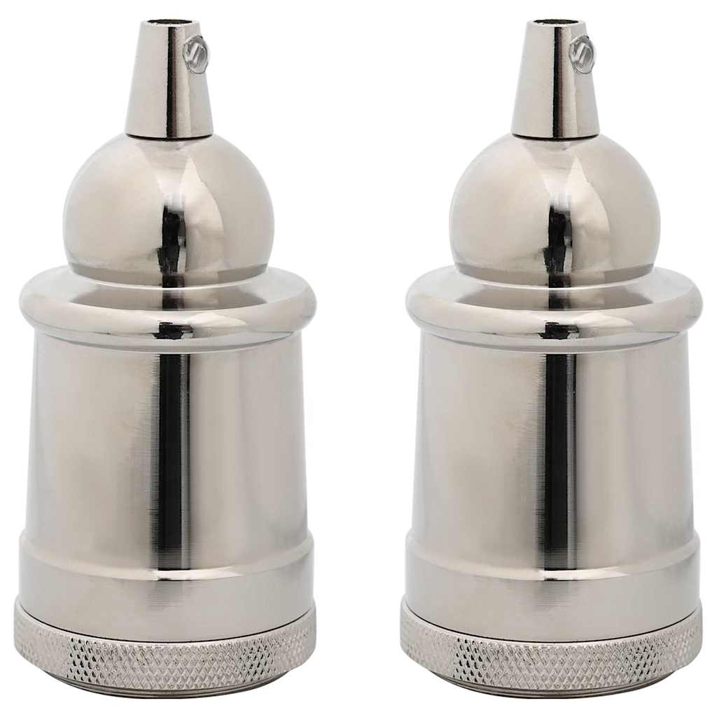 Lamp holders 2 pcs. Satin Nickel E27